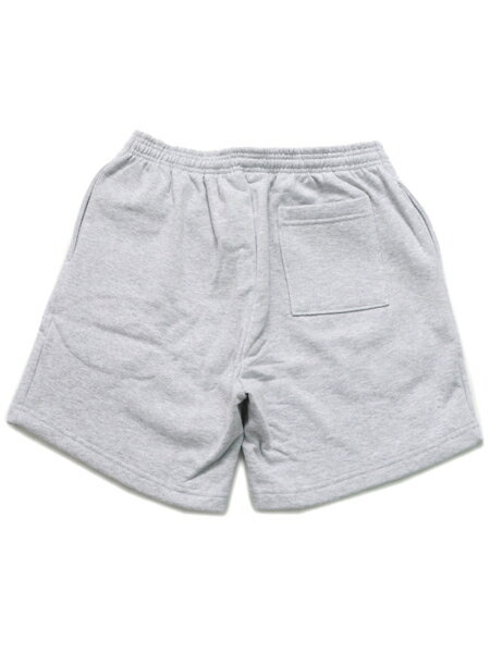 LOS ANGELES APPAREL 14oz HEAVY FLEECE MID SHORT-ASH【HF02-ASH-GREY】