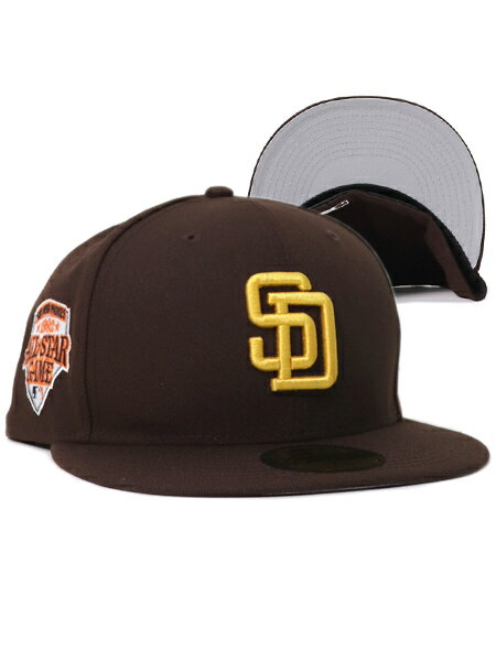 ニューエラ NEW ERA 59FIFTY CS PADRES CTOWN AS1992 UV/GY FBM【70664778-BROWN】