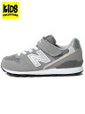 【KIDS】NEW BALANCE KIDS YV996 GR3 WIDTH/M GREY【YV996GR3-GREY】