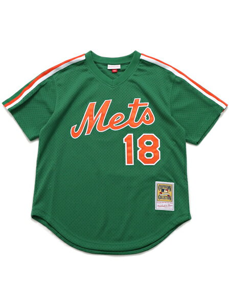 【送料無料】MITCHELL ＆ NESS AUTHENTIC MESH BP-DARRYL.S 88 #18 METS【ABPJ3080-NYM88D-KELLY GREEN】