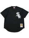 yzMITCHELL & NESS AUTHENTIC MESH BP-BO.J 93 #8 WHITE SOXyABPJ3066-CWS93B-BLACKz