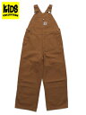 【KIDS】CARHARTT KIDS CHILD CANVAS BIB OVERALL-C.BROWN【CM8603-D15-BROWN】