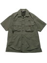 ySALEzCOLUMBIA TUCANNON ISLE SS SHIRT-STONE GREENyPM0781-397-OLIVEz