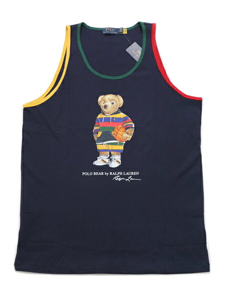 【送料無料】POLO RALPH LAUREN PLAY BASKETBALL BEAR TANK TOP【710871332002-D-NAVY】