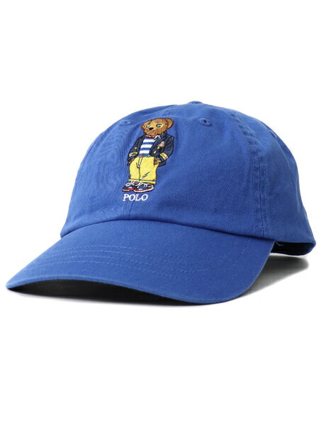 POLO RALPH LAUREN NAUTICAL ADVENTURE BEAR BASEBALL CAP【710834755002-D-BLUE】