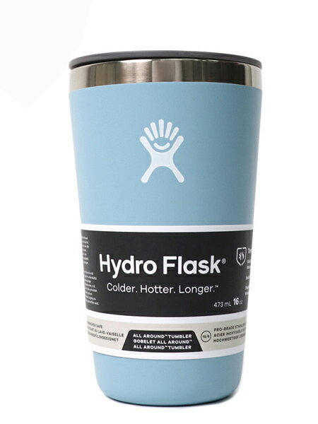 Hydro Flask DRINKWARE 16 OZ ALL AROUND TUMBLER-RAIN【890117-0051-LIGHT BLUE】