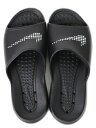 NIKE VICTORI ONE SHOWER SLIDE BLACK/BLACK/WHT【CZ5478-001-BLACK】
