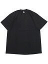 LOS ANGELES APPAREL 6.5oz GARMENT DYED CREW TEE-BLACKy1801GD-BLK-BLACKz