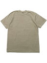 LOS ANGELES APPAREL 6.5oz GARMENT DYED CREW TEE-MUSHROOMy1801GD-MSR-KHAKIz