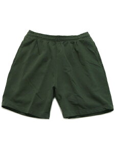 LOS ANGELES APPAREL 14oz GD HEAVY FLEECE MID SHORT-IVY【HF02GD-IVY-GREEN】
