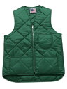 yzSNAP'N'WEAR #300 QUILTED NYLON VEST KIDNEY FLAPySNPW-300-GRN-GREENz