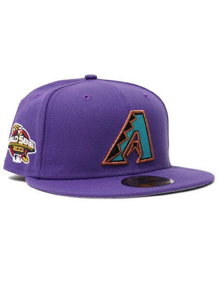 NEW ERA 59FIFTY PATCH UP MLB DIAMONDBACKS【13334118-PURPLE】