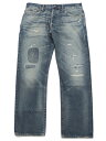 ラルフローレン 【SALE】【送料無料】POLO RALPH LAUREN CLASSIC FIT DISTRESSED SELVEDGE JEAN【710833143001-D-DARK BLUE】