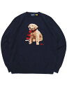 【SALE】【送料無料】POLO RALPH LAUREN CASHMERE WOOL HOLIDAY DOG SWEATER【710879093001-D-NAVY】