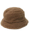 NEW HATTAN BOA FLEECE BUCKET HATyNH-2512CM-CAMELz