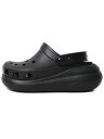 crocs CLASSIC CRUSH CLOG BLACKy207521-001-BLACKz