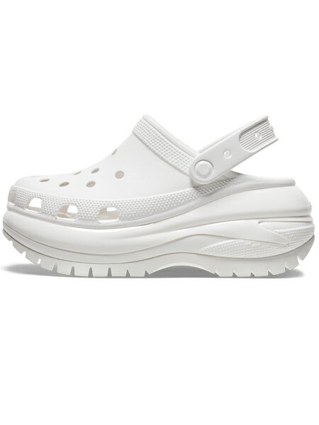 【送料無料】crocs CLASSIC MEGA CRUSH CLOG WHITE【207988-100-WHITE】