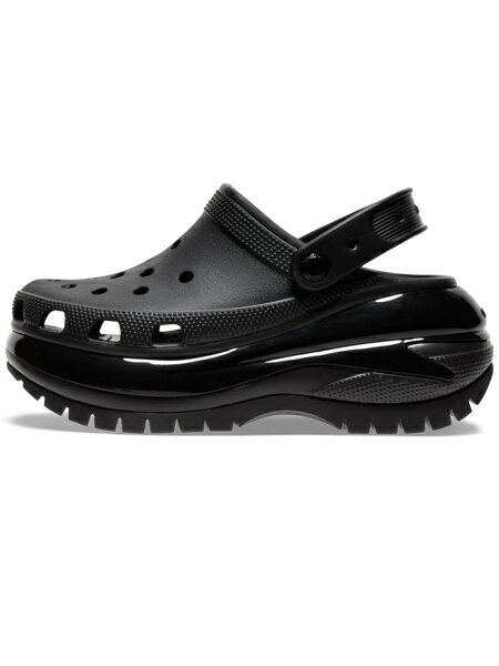 【送料無料】crocs CLASSIC MEGA CRUSH CLOG BLACK【207988-001-BLACK】