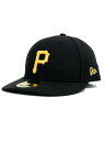 NEW ERA LP 59FIFTY AUTH PITTSBURGH PIRATES HM【14524660-BLACK】