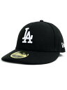 NEW ERA LP 59FIFTY LOS ANGELES DODGERS BLK/WHT【14524648-BLACK】