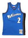 【送料無料】MITCHELL & NESS SWINGMAN JERSEY WIZARDS 10 #2 JOHN WALL【SMJYSB20007WWIR-BL...