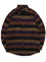 DICKIES FLEX REG.FIT FLANNEL SHIRT WINE BLANKET【WL657WSC-BURGUNDY】