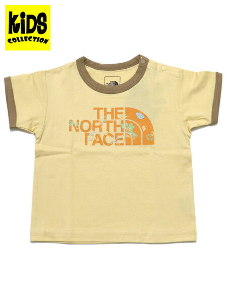 【SALE】【KIDS】THE NORTH FACE BABY SOUTHERN LIFE RINGER TEE-SUN LIGHT【NTB32347-SL-YELLOW】