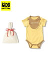 yKIDSzTHE NORTH FACE BABY S/S ROMPERS & 2P BIByNTB12354-SL-YELLOWz