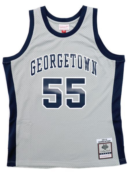 【送料無料】MITCHELL & NESS SWINGMAN JERSEY GEORGETOWN 90 #55 MUTOMB【SMJY5361-GREY】