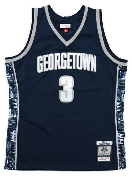 【送料無料】MITCHELL & NESS SWINGMAN JERSEY GEORGETOWN 95 #3 IVERSON【SMJYLG20005-NAVY】