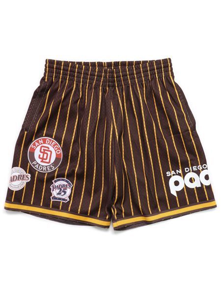 【SALE】MITCHELL & NESS CITY COLLECTION MESH SHORT PADRES【PSHR5013-SDPYY-BROWN】