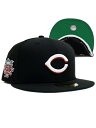 NEW ERA 59FIFTY METALLIC LOGO REDS GREEN UVy13534745-BLACKz