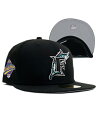 NEW ERA 59FIFTY SIDE PATCH MARLINS GREY UV