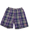 ySALEzHUF CORTLAND FLANNEL EASY SHORTyPT00267-PUR-PURPLEz