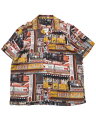 ySALEzyzHUF CORNER STORE S/S RESORT SHIRTyBU00175-MLT-MULTI COLORz