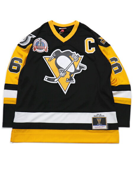 yzMITCHELL & NESS NHL JERSEY PENGUINS 1991 #66 M.LEMIEUXyRJY75592-BLACKz