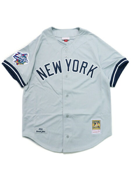̵MITCHELL & NESS AUTHENTIC JERSEY-YANKEES 98 JETER #2AJY1CP20039-GREY