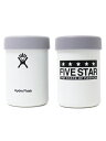 Hydro Flask BEER FIVE STAR 12 OZ COOLER CUP-WHITE【5089051-01-5S-WHITE】