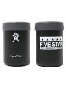 Hydro Flask BEER FIVE STAR 12 OZ COOLER CUP-BLACK【5089051-20-5S-BLACK】