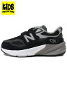 楽天FIVE STAR DS【送料無料】【KIDS】NEW BALANCE KIDS PV990 BK6 WIDTH/W BLACK【PV990BK6-BLACK】