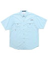 【SALE】COLUMBIA BAHAMA II S/S SHIRT-SPRING BLUE【FM7047-490-LIGHT BLUE】