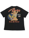 ySALEzAVIREX S/S PIN UP TEE USAFy783-3134104-010-BLACKz