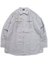 PRISON BLUES HICKORY L/S BUTTON FRONT SHIRTy4031111-HICKORY STRIPEz