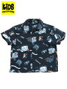 【SALE】【KIDS】THE NORTH FACE KIDS S/S ALOHA VENT SHIRT【NRJ22339-TV-NAVY】