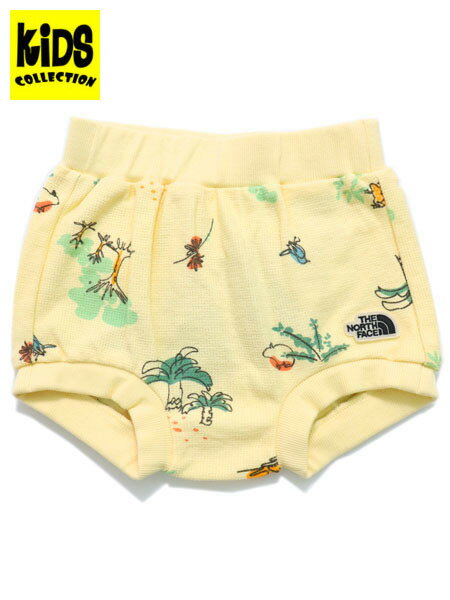 【SALE】【KIDS】THE NORTH FACE BABY LATCH PILE SHORT【NBB42282-SN-LIGHT YELLOW】