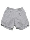 LOS ANGELES APPAREL 8oz MOCK TWIST GYM SHORTS-GREY HEATHERyMT42-GRY-GREYz