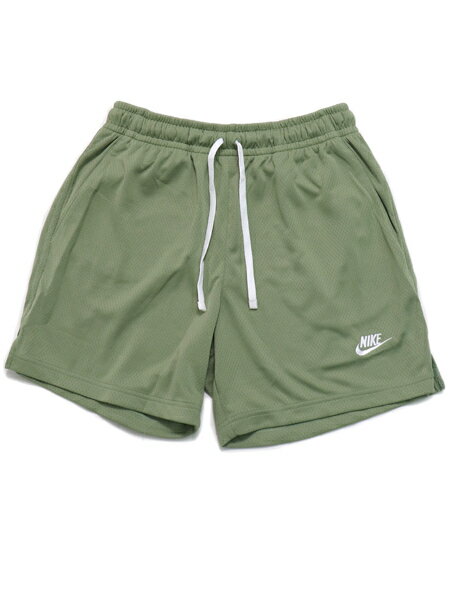 NIKE AS M NK CLUB MESH FLOW SHORT-OIL GRN/WHT【DX0736-386-SAGE】