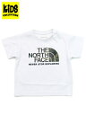 【SALE】【KIDS】THE NORTH FACE BABY S/S CAMO LOGO TEE【NTB32359-W-WHITE】