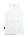 AVIREX DAILY RIB TANK TOP BACK CROSSy783-0937003-030-WHITEz