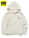 【KIDS】CHAMPION KIDS US COTTON HOODED SWEATSHIRT【CK-Y101-810-OATMEAL】